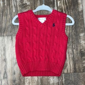 Ralph Lauren Sweater Vest - Boy’s 6 month